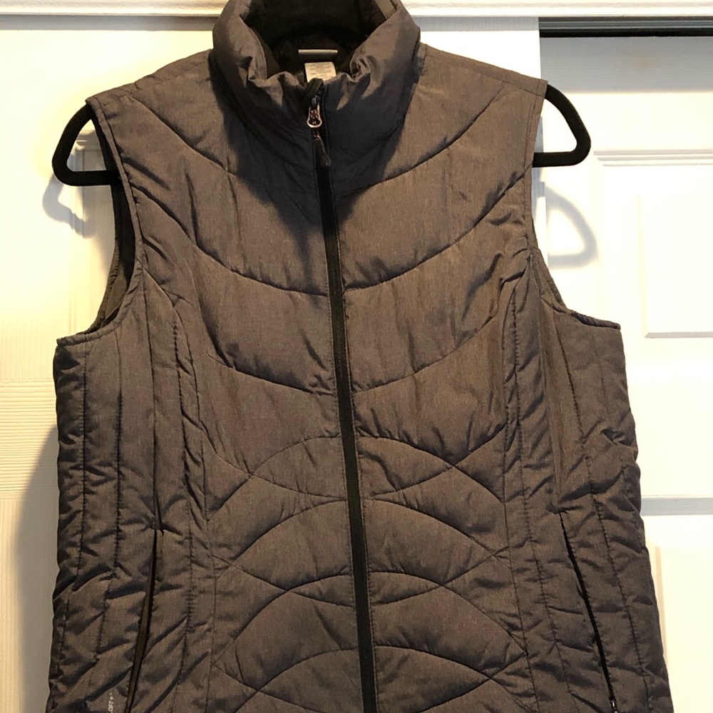 Champion nylon/polyester puffer vest, grey